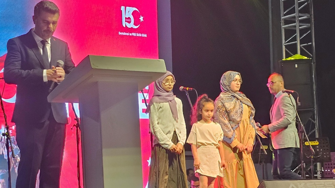 OKULUMUZ 2/C SINIFI ÖĞRENCİSİ ASYA BALTA'DAN İLÇE ÜÇÜNCÜLÜĞÜ